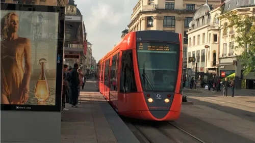 Reims : le tramway partiellement immobilisé