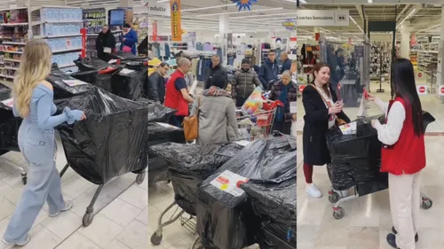 Consommation : la folie des "caddies mystères" d'Auchan 