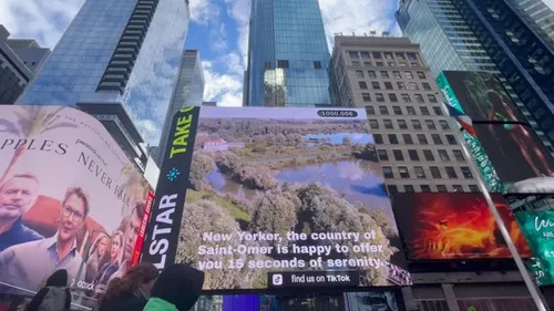 Le marais de Saint-Omer en direct de Times Square !