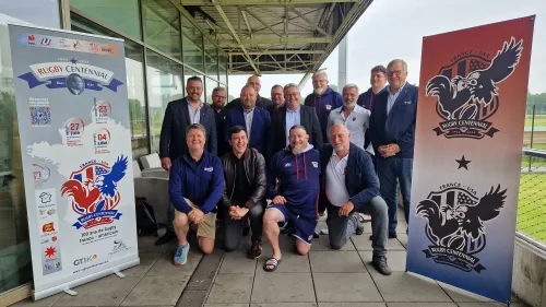 Un match de rugby pour célébrer l'amitié franco-américaine à...