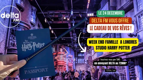Gagnez votre journée au studio Harry Potter à Londres pour 4...