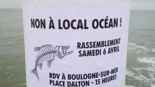 Nouvelle action contre Local Océan cet après-midi, à Boulogne