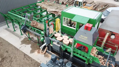 Hondeghem : l’une des plus grandes machines à transformer le bois...