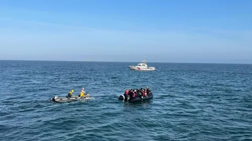 Des recherches en mer au large d'Hardelot après le naufrage d'un...