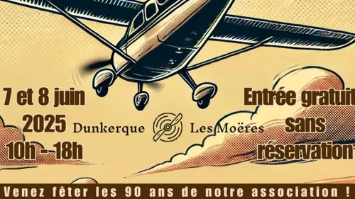 Aéroclub de Dunkerque-Les Moeres : Portes Ouvertes les 7 et 8 juin.