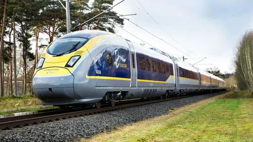 Un Eurostar bloqué près de Calais, à Hames-Boucres, depuis 10h30 ce...