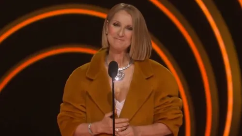 Céline Dion fait une apparition surprise à la cérémonie des Grammy...