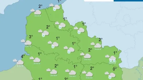 Des pluies verglaçantes annoncées cette nuit sur le Nord Pas de Calais