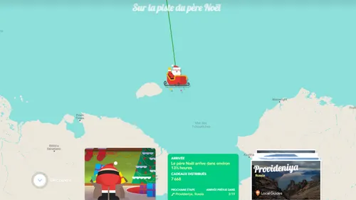 Suivez la tournée mondiale du Père Noël en direct