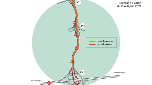 Fermetures temporaires et déviations sur l'A216 et l'A16 près de...