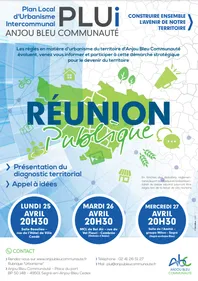 {PARTENAIRE} Des réunions publiques pour discuter PLUI à Anjou Bleu...