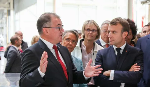 Emmanuel Macron en mode "guerre des étoiles" à Toulouse  