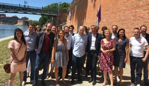 Partie de campagne pour la (presque) jeune garde de la gauche venue...