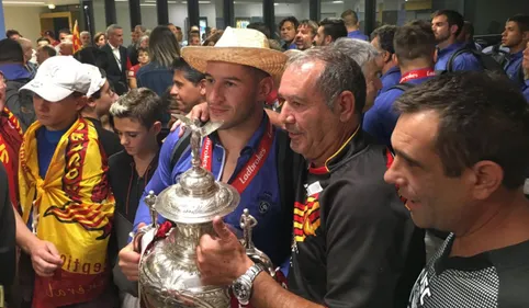 Les Dragons Catalans accueillis en héros à l'aéroport de Perpignan 