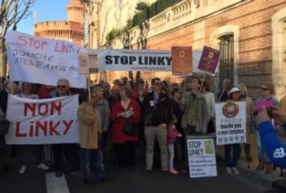 Perpignan : Manifestation Anti-Linky