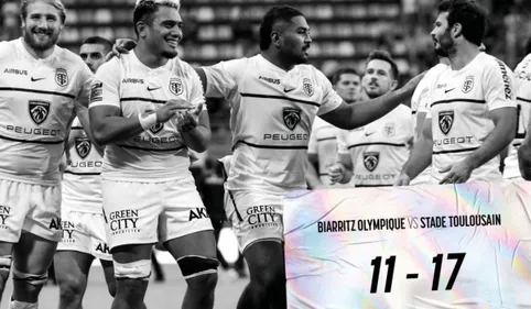 Toulouse s'impose à Biarritz