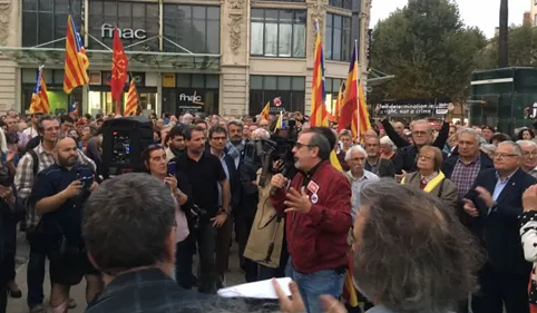 Plus de 400 Perpignanais et Catalans indignés à Perpignan