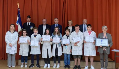 Mazamet : Des élèves du collège Jeanne d’Arc récompensés pour leurs...