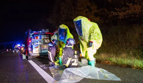 Accident d'un camion d'acide sulfurique à Saint-Gaudens