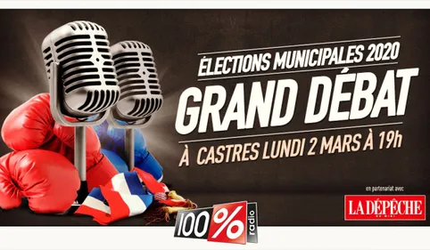 Castres : le grand débat des municipales lundi sur 100%