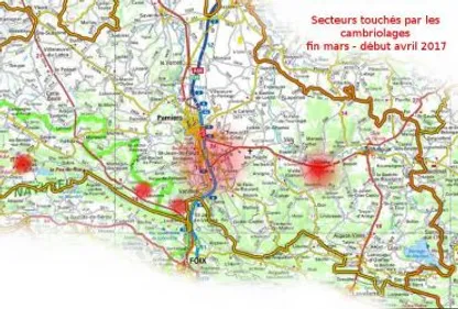 Retour des cambrioleurs en Basse Ariège