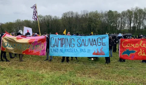 La manifestation anti-autoroute Castres - Toulouse s'est déroulée...