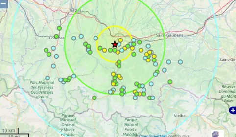 Un séisme fait trembler les Hautes-Pyrénées