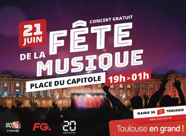 TOULOUSE : PLATEAU EXCEPTIONNEL POUR LA FÊTE DE LA MUSIQUE