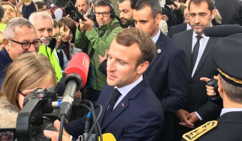 Aude: Emmanuel Macron annonce un fonds d'au moins 80 millions...