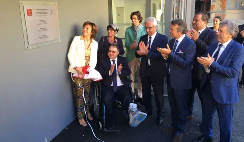 Carole Delga en visite au lycée Théophile Gautier de Tarbes 