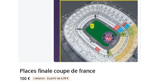 Coupe de France. Places pour Nantes-Toulouse sur Le Bon Coin : gare...