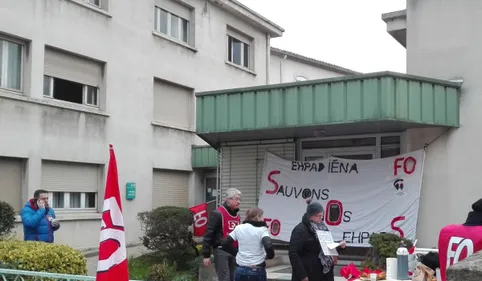 Forte mobilisation du personnel des EHPAD