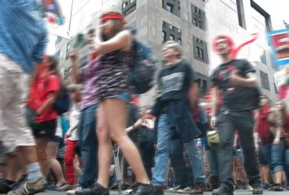 Une nuit debout à Foix 