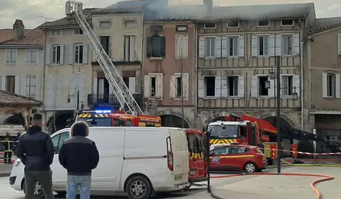 Feu de boulangerie à Revel