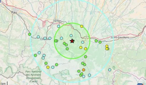 Un nouveau tremblement de terre dans les Hautes-Pyrénées 