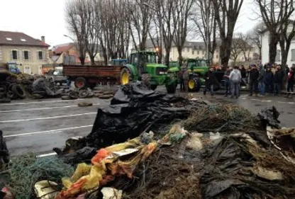 Action coup de poing des agriculteurs