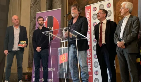 Olivier Marchal remet le Prix de l’Embouchure au Toulousain Nicolas...