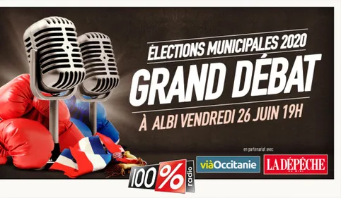 Albi : le grand débat des municipales, ce vendredi 19h sur 100%