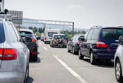 Du monde sur les routes