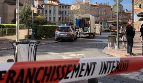 Toulouse. Un homme dépose un engin explosif "improvisé" dans la...