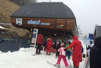 Le Céciré express en piste