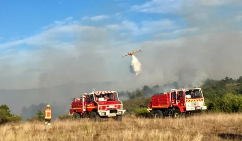 Pays Castrais : violent incendie, 40 hectares partent en fumée