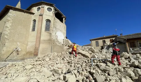 Dans le Gers, l'impressionnant effondrement d'un édifice religieux