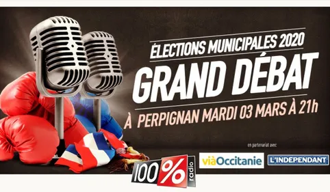 Perpignan : Le grand débat des municipales mardi sur 100%