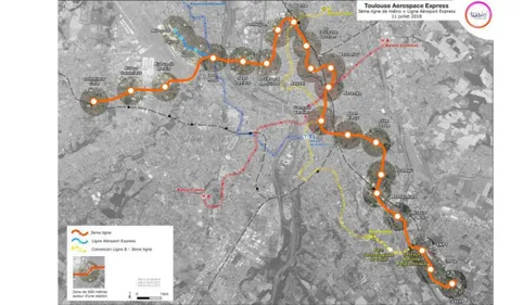 Toulouse : voilà le tracé de la 3e ligne de métro