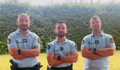 Ces trois gendarmes de Saint-Laurent-de-la-Salanque traversent 50km...