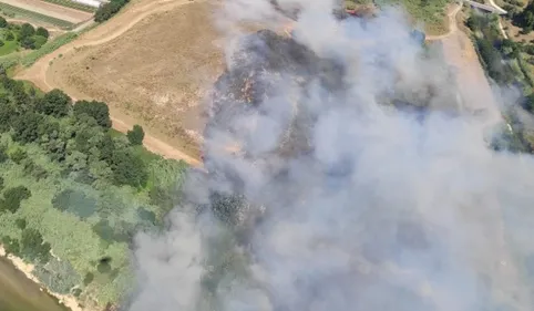 Incendie maîtrisé à Saint-Estève