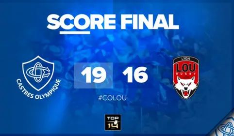 Le Castres Olympique souffre mais gagne !