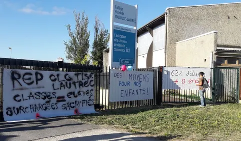 Un collège toulousain se bat pour ne pas devenir un établissement...