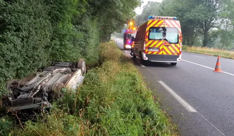 Un blessé dans un accident à Sauveterre